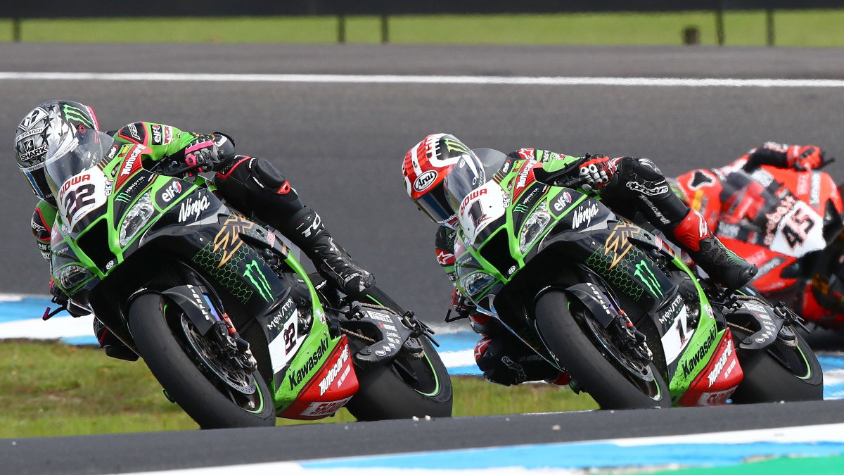Alex Lowes, Jonathan Rea - Kawasaki Racing Team 1200